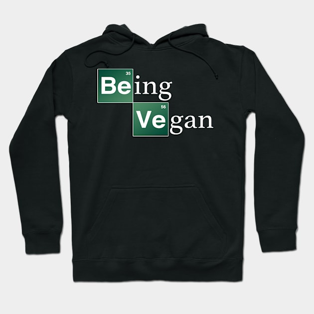 Being Vegan Hoodie by LikeMindedDesigns